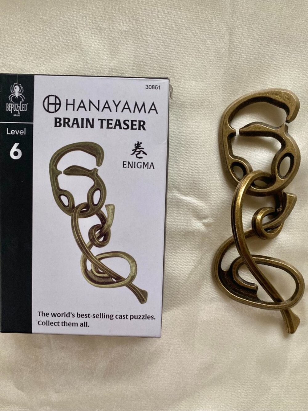 Enigma Brain Teaser 3D Metal Puzzle - NWT